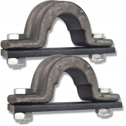 2x tvirtų kronšteinų rinkinys pavarai tvirtinti, skersmuo 40mm