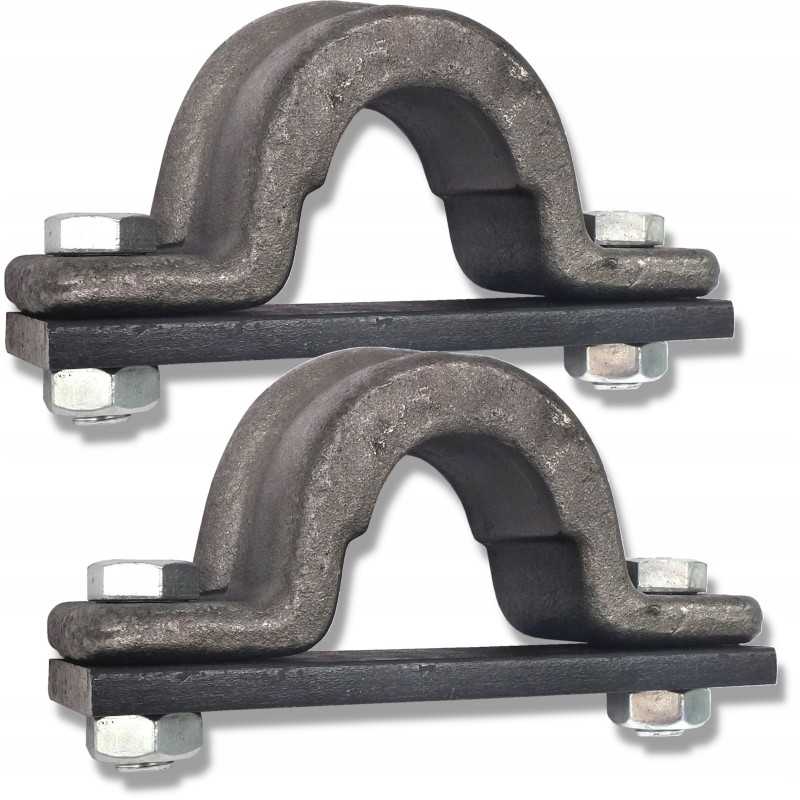 2x tvirtų kronšteinų rinkinys pavarai tvirtinti, skersmuo 40mm