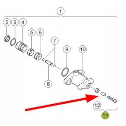 769037 0 fiksavimo varžtas m8 x 38 5