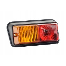 Kairysis galinis žibintas t 25, plastikinis su tarpine