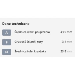 Šakė profiliuotam vamzdžiui su spyruokliniu žiedu 43 5