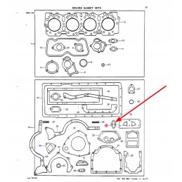 3638782m1 įpurškimo siurblio tarpinė