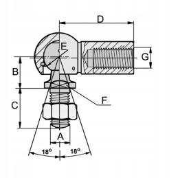 M8L amortizatoriaus dujinės spyruoklės rutulinis šarnyras