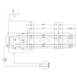 Hidraulinis skirstytuvas 2z50 a1a1 24v pan badestnost