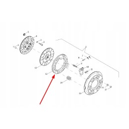 300 Ft 21 115 sankabos slėgio plokštė