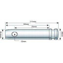 Smeigtukas 25x75 mm 2 kat. 9 1088 0009 5