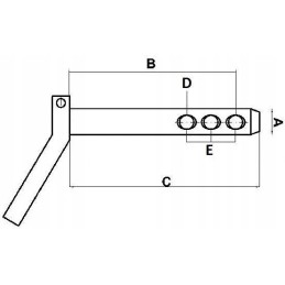 Sworzen 22x160 mm krampas