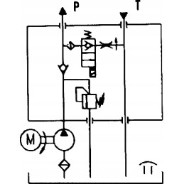 Hidraulinis mazgas 2 0kw 12v, siurblys 2 6cm3 8l