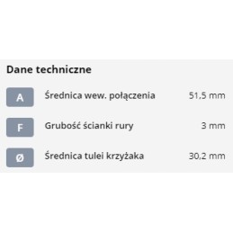 Šakė profiliuotam vamzdžiui su spyruokliniu žiedu 51 5