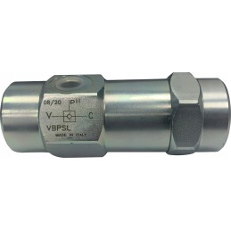 Hidraulinis atbulinis vožtuvas vbpsl 1 4 15l užraktas