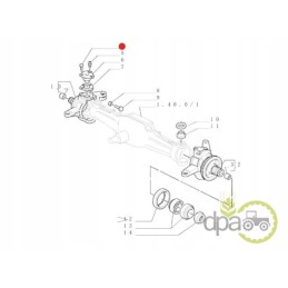 Zephyr 85 stebulės redukcijos kaiščio varžtas