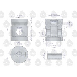 Remonto komplektas c 330m originalus ursus 50000000mu