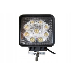 Halogeninė darbo lempa 9ledx3w 10 30v square mo