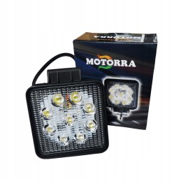 Halogeninė darbo lempa 9ledx3w 10 30v square mo