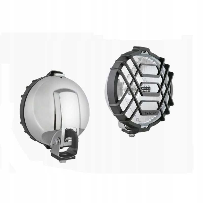 Halogeninis kelio žibintas chromo korpuse