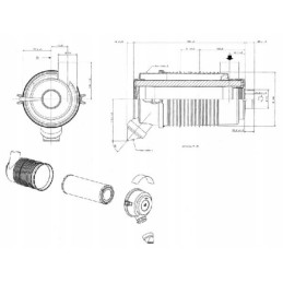Oro filtrų rinkinys Donaldson G057504 Donaldson