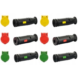 Euro greitesni lizdų dangteliai, 6 vnt., 130mm rankenos