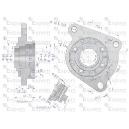 Starterio galvutė c 360 3p mf 3 magneton type 9