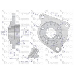Starterio galvutė c 360 3p mf 3 magneton type 9