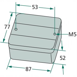 Rūko žibintas kairysis dešinysis 85x75x50mm