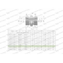 Metrinė hidraulinė jungtis bb m36x2 28l xg s