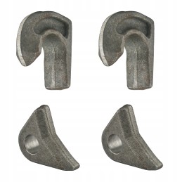 Komplektacija: 2x kabliukas, 2x akis, greitai keičiamas Euroframe