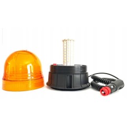 LED gaidžio įspėjamoji lemputė 12 24v su magnetu