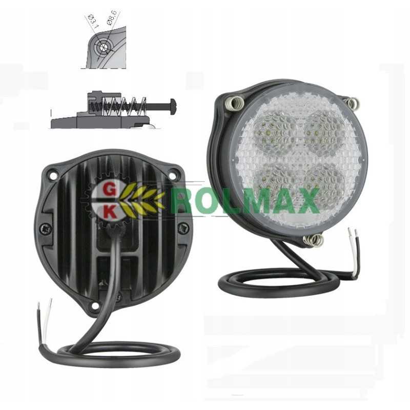 LED darbo lempa 58 1000lm CRC5E laidas 51920