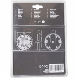 Halogeninis LED galinis žibintas, apvalus, 12 24v