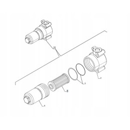 Hidraulinės alyvos filtras 5194879 new holland cas