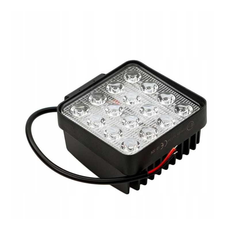 Atšvaitas lempa 16 LED prožektorius 3300lm 48w 9 32v