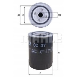 Knecht OC37 Ursus alyvos filtras