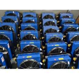 Hidraulinės alyvos aušintuvas 140l min DC 24v