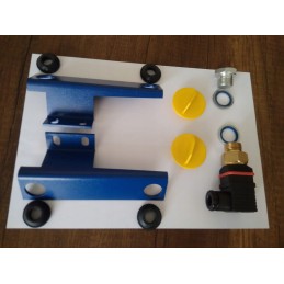 Hidraulinės alyvos aušintuvas 140l min DC 24v