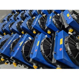 Hidraulinės alyvos aušintuvas 140l min DC 24v