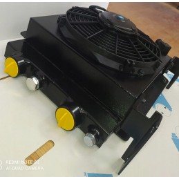 Hidraulinės alyvos aušintuvas 140l min DC 12v