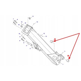 3973306m1 teleskopinės strėlės slankioji rankovė