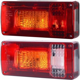 Traktoriaus priekabos kombinuotas galinių žibintų komplektas