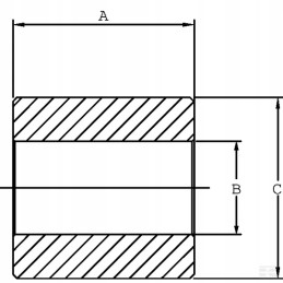 Sumažinimo įvorė 28 7 36 6 mm l 53 skarda