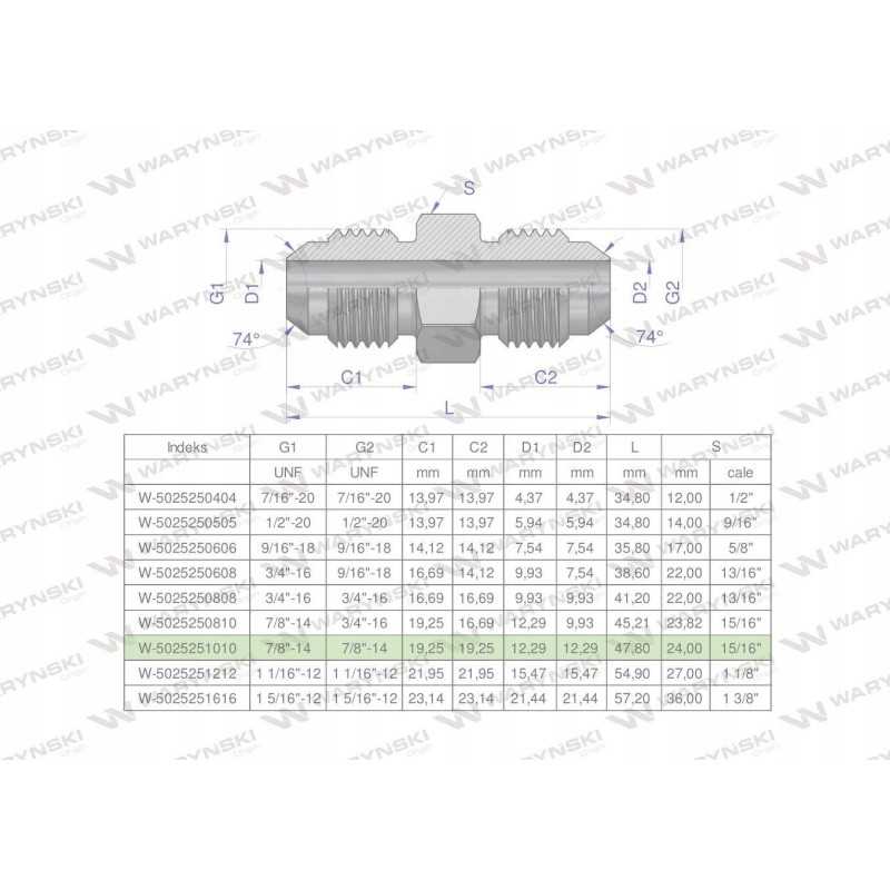 Colinė hidraulinė jungtis bb 7 8 unf jic