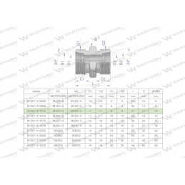 Metrinė hidraulinė jungtis bb m16x1 5 10l xg