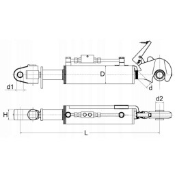 Hidraulinė jungtis, kablys, jungtis 585 210 2 kategorija