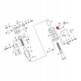 Fendt kaištis 926870030120 originalus