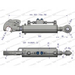 Hidraulinė jungtis cat 2 Ursus C 385 Zetor