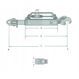 Hidraulinė centrinė jungtis cat3 3 cbm 20010649