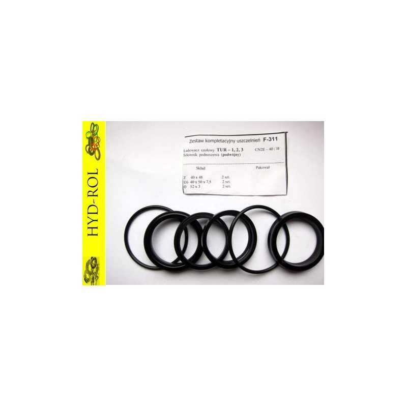 Kėlimo jėgų sandarikliai, dvigubas posūkis 1 2 3 f 311