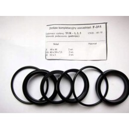 Kėlimo jėgų sandarikliai, dvigubas posūkis 1 2 3 f 311