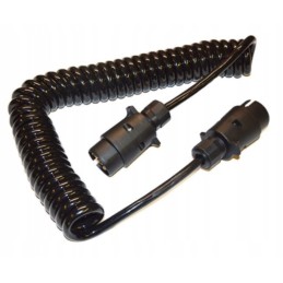 Spiralinis elektros kabelis, 7 gyslų, 5 m, priekaba