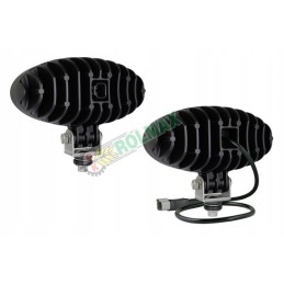 Ovali darbinė lempa 4000lm stiprintuvo jungtis