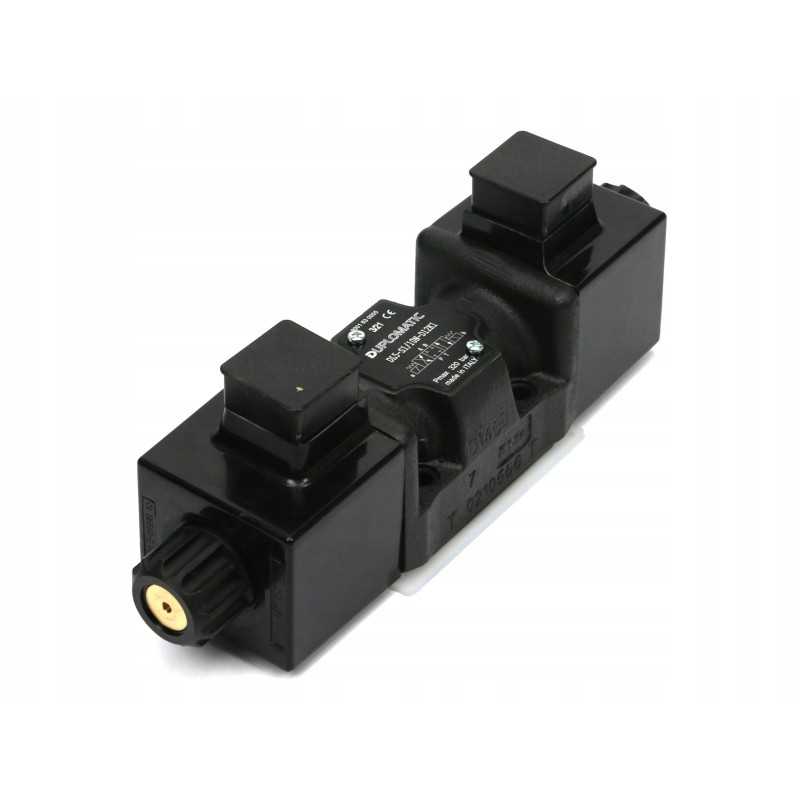 Solenoidinio vožtuvo kolektorius NG 10 slankiklio atjungimas